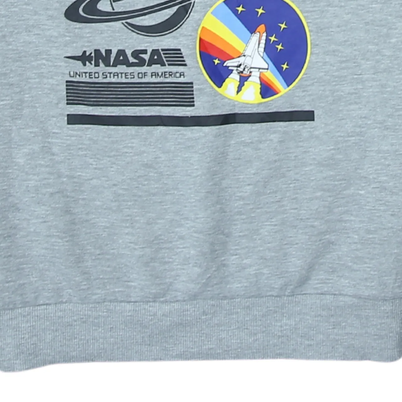 Nasa 90's Spellout Crew Neck Sweatshirt Medium Grey sold by Vintage Club product image thumbnail 4