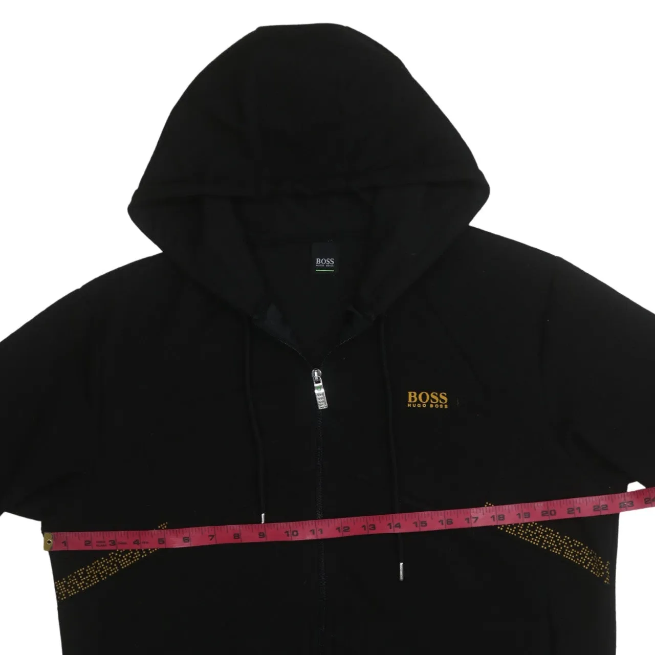 HUGO BOSS 90's Lightweight Full Zip Up Hoodie XXLarge (2XL) Black sold by Vintage Club product image thumbnail 5