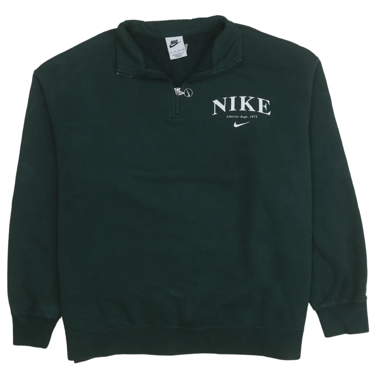 Nike 90's Swoosh Crew Neck Sweatshirt XSmall Green sold by Vintage Club