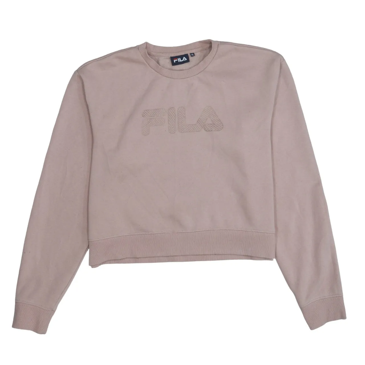 Fila 90's Spellout Crew Neck Sweatshirt XLarge Pink sold by Vintage Club