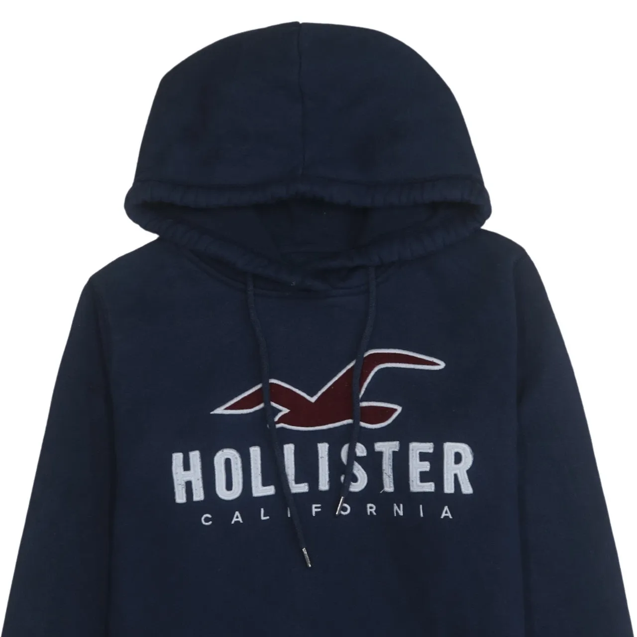 Hollister 90's Spellout Pullover Hoodie Medium Navy Blue sold by Vintage Club product image thumbnail 3