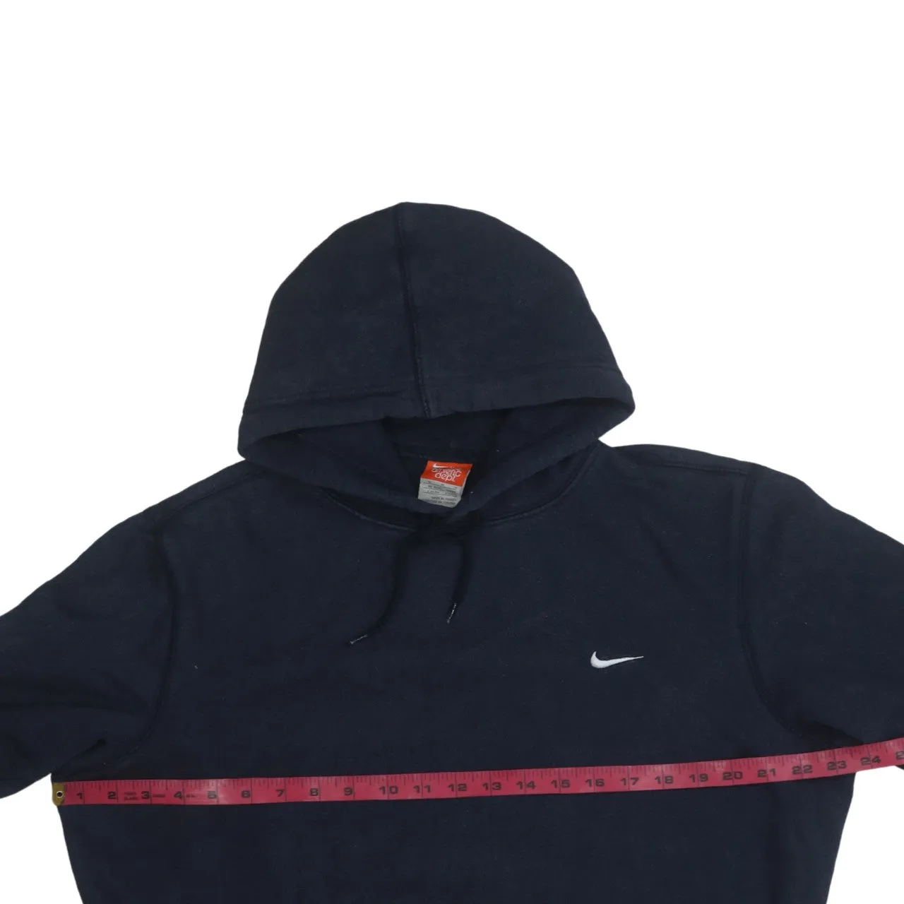 Nike 90's Swoosh Pullover Hoodie Medium Black sold by Vintage Club product image thumbnail 5
