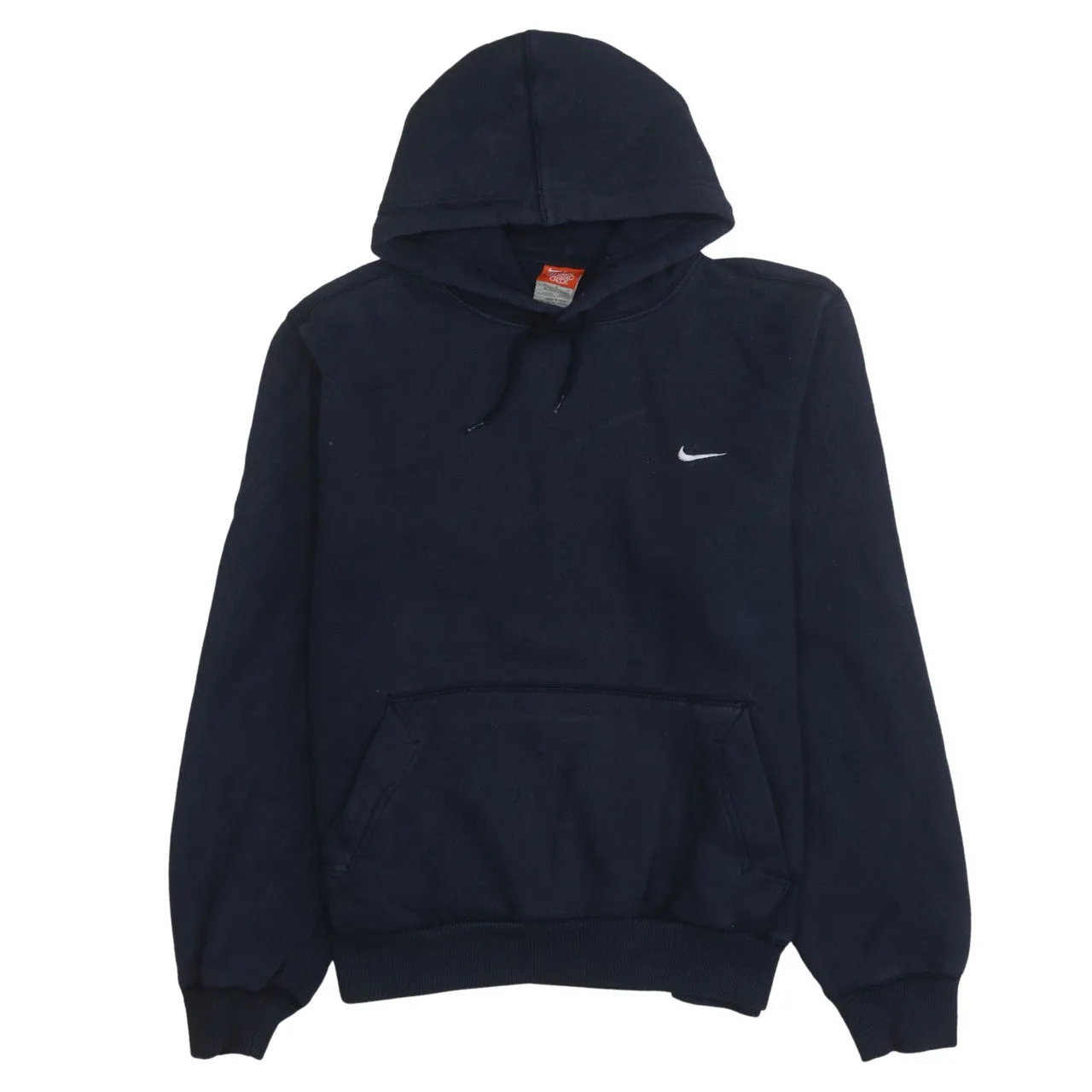 Nike 90's Swoosh Pullover Hoodie Medium Black sold by Vintage Club