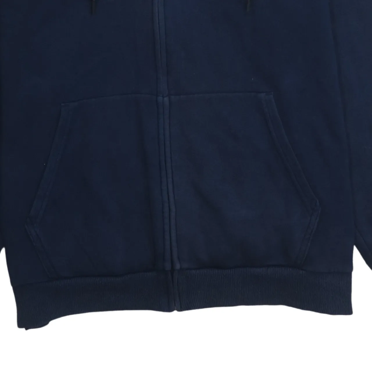 Under Armour 90's Drawstring Pockets Full Zip Up Hoodie Large Navy Blue sold by Vintage Club product image thumbnail 4