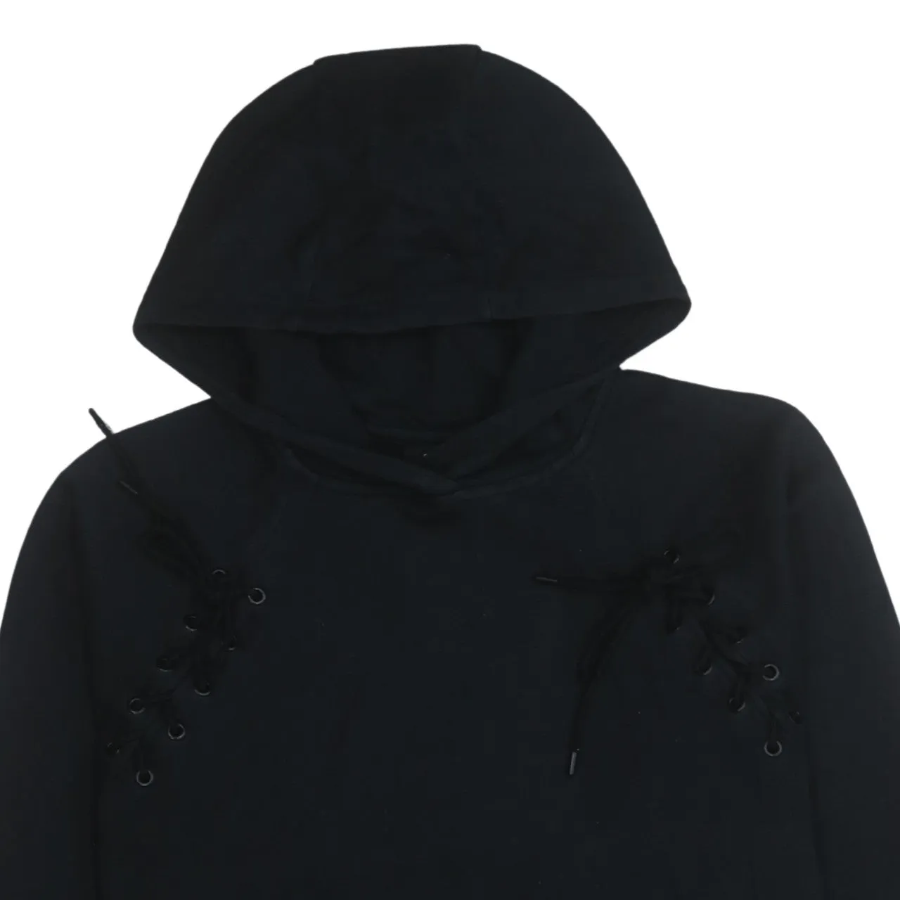 Nike 90's Swoosh Pullover Hoodie Medium Black sold by Vintage Club product image thumbnail 3