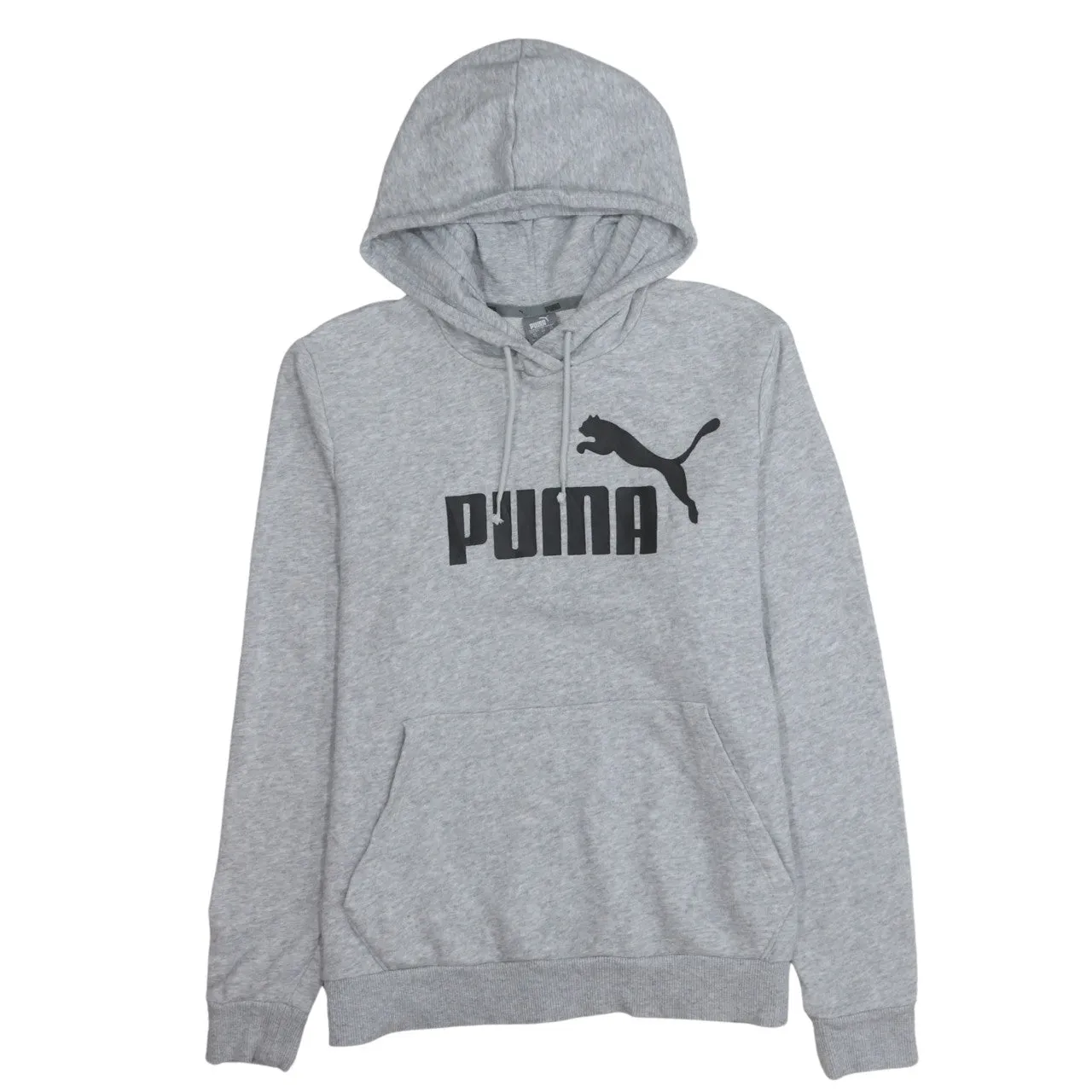 Puma 90's Spellout Pullover Hoodie XLarge Grey sold by Vintage Club