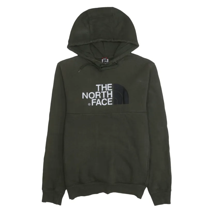 The North Face 90's Spellout Pullover Hoodie Medium Green sold by Vintage Club