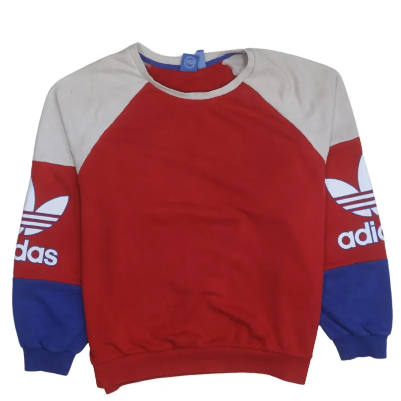 Adidas 90's Lightweight Crew Neck Sweatshirt XXLarge  Red sold by Vintage Club