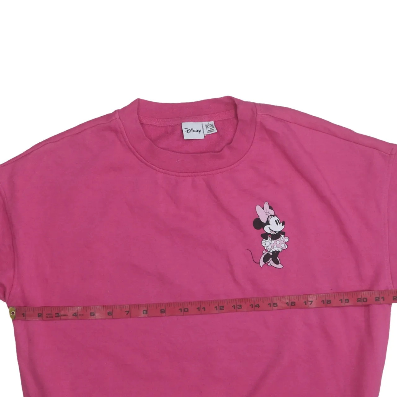 Disney 90's Minnie Mouse Crew Neck Sweatshirt Small Pink sold by Vintage Club product image thumbnail 5