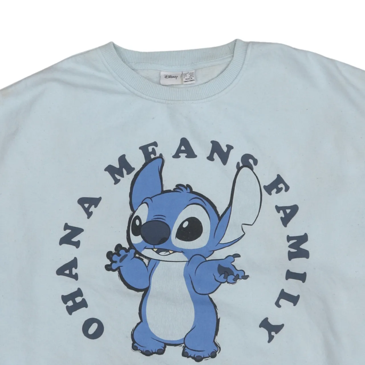 Disney 90's Stitch Crew Neck Sweatshirt Large White sold by Vintage Club product image thumbnail 3