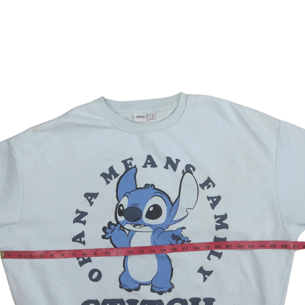Disney 90's Stitch Crew Neck Sweatshirt Large White sold by Vintage Club product image thumbnail 5