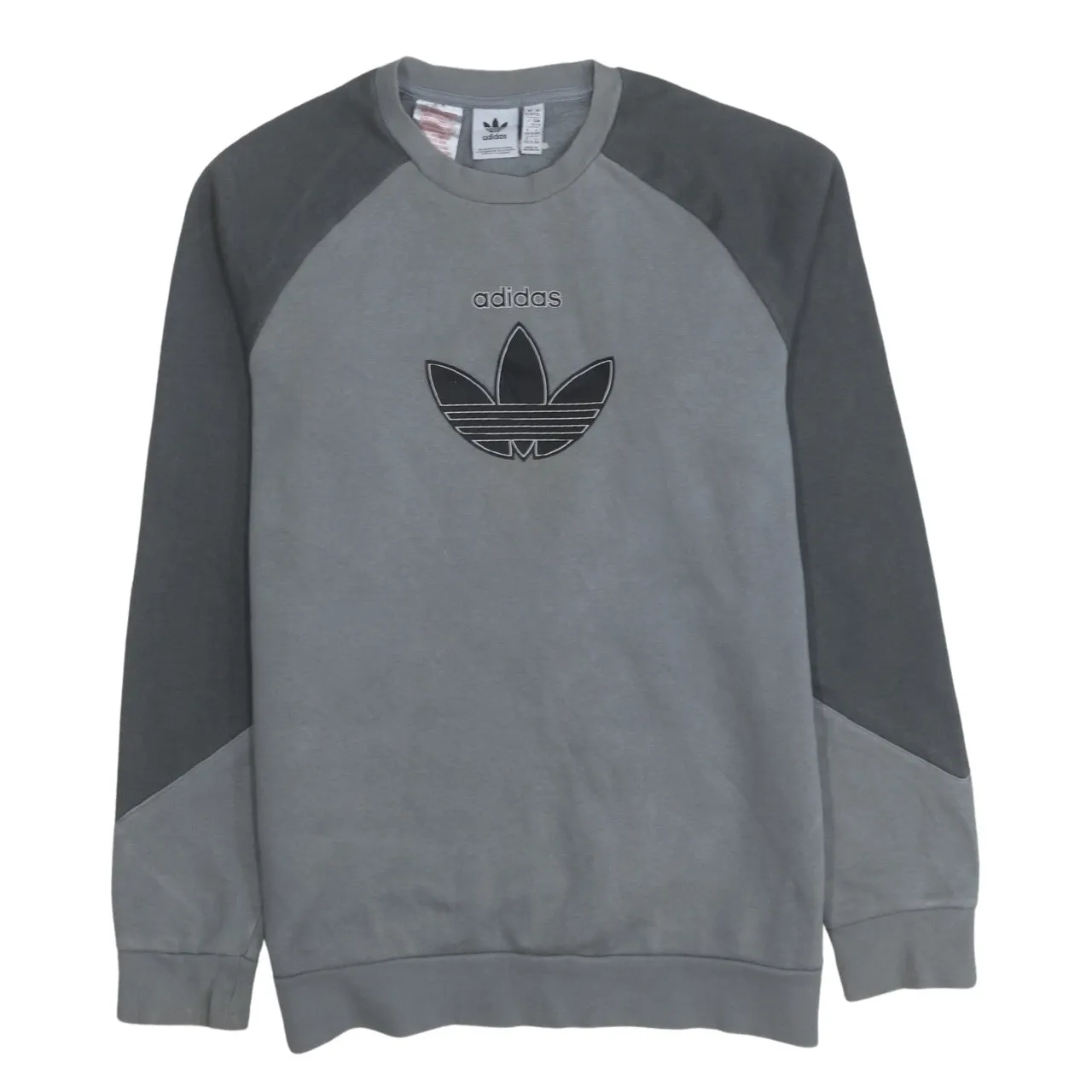 Adidas 90's Spellout Crew Neck Sweatshirt XLarge Grey sold by Vintage Club