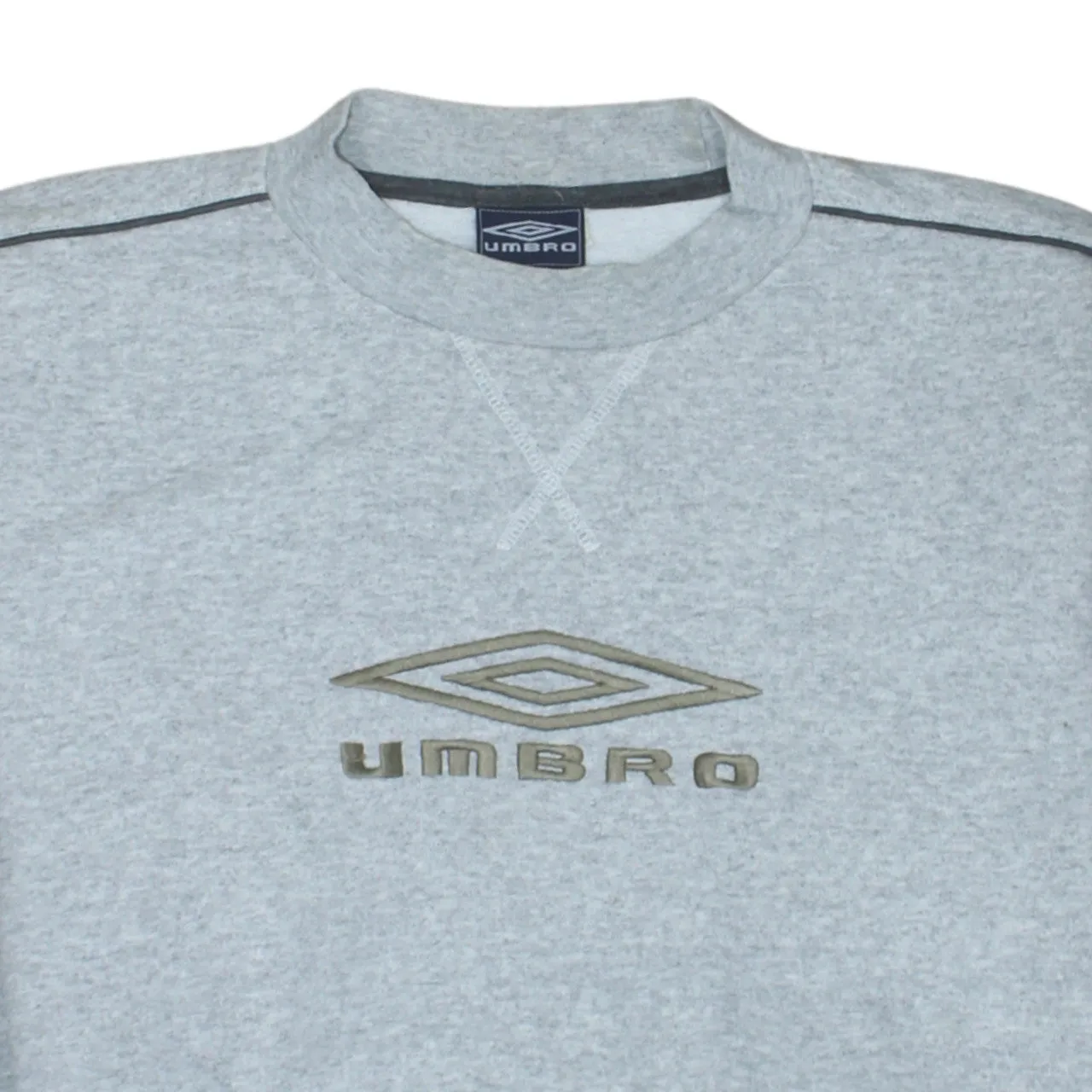 Umbro 90's Spellout Crew Neck Sweatshirt Large Grey sold by Vintage Club product image thumbnail 3