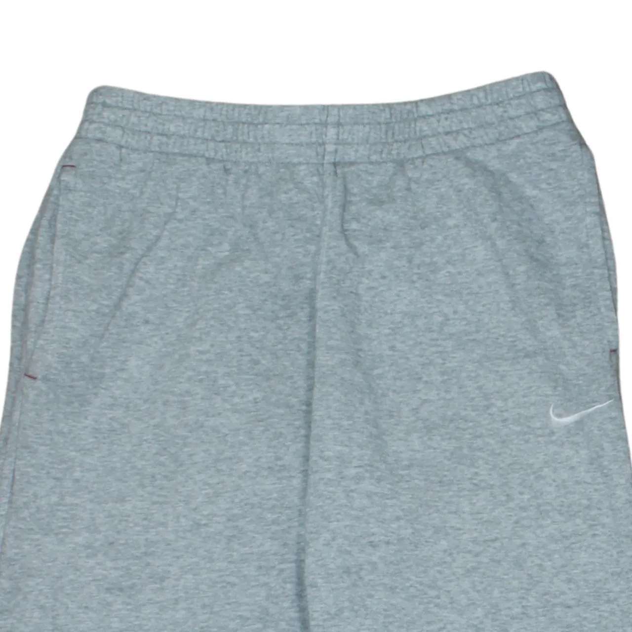 Nike Light Grey Joggers Women’s XLarge Embroidered Swoosh Elasticated Cuffs Fleece Sweatpants sold by Vintage Club product image thumbnail 3