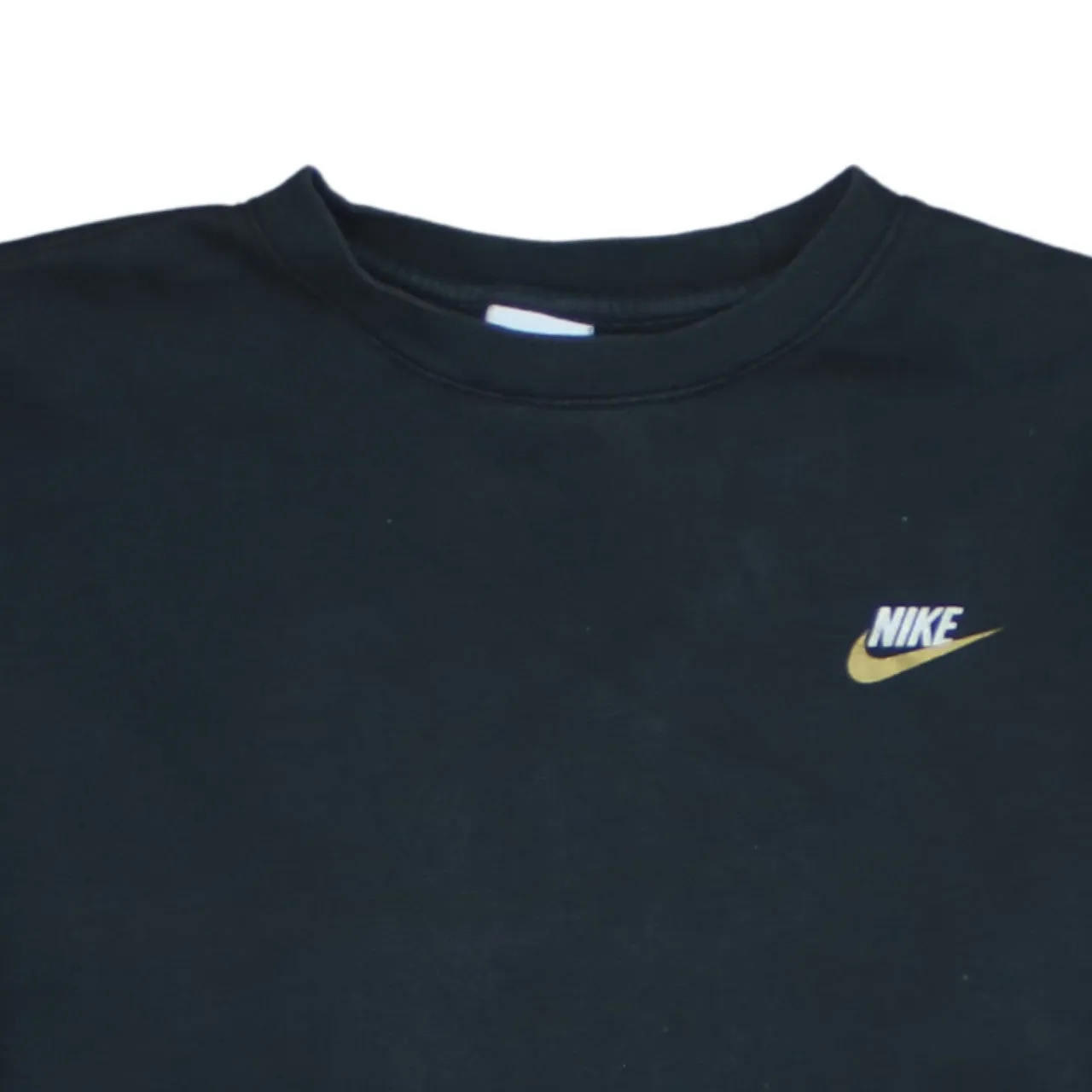 Nike 90's Swoosh Crew Neck Sweatshirt Small Black sold by Vintage Club product image thumbnail 3