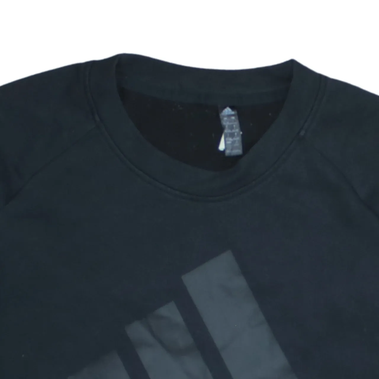 Adidas 90's Spellout Crew Neck Sweatshirt Large Black sold by Vintage Club product image thumbnail 3