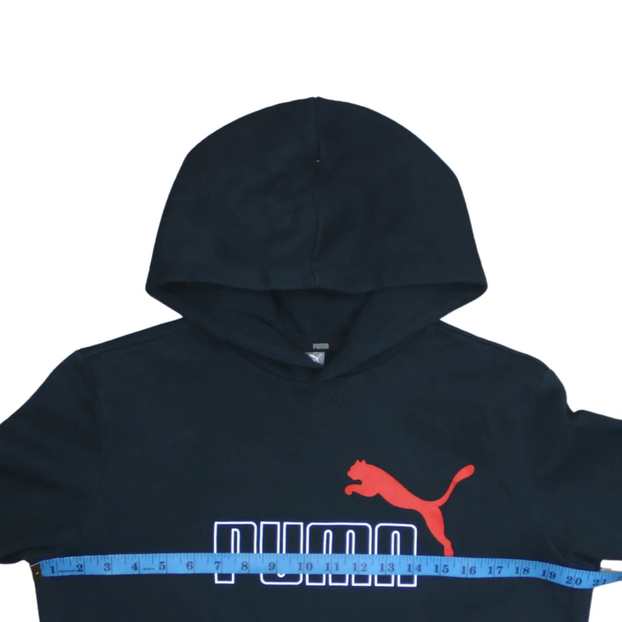 Puma 90's Spellout Pullover Hoodie XLarge Black sold by Vintage Club product image thumbnail 5