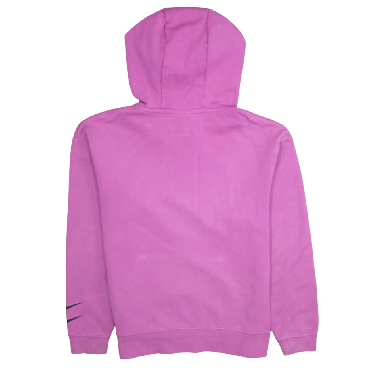 Nike 90's Center Middle Swoosh Pullover Hoodie Small Pink sold by Vintage Club product image thumbnail 2