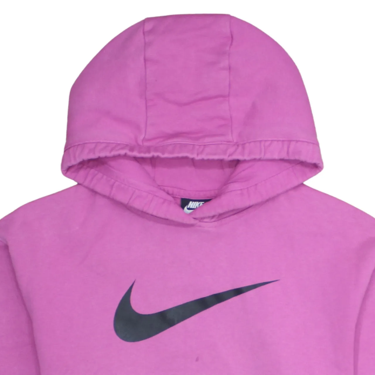 Nike 90's Center Middle Swoosh Pullover Hoodie Small Pink sold by Vintage Club product image thumbnail 3
