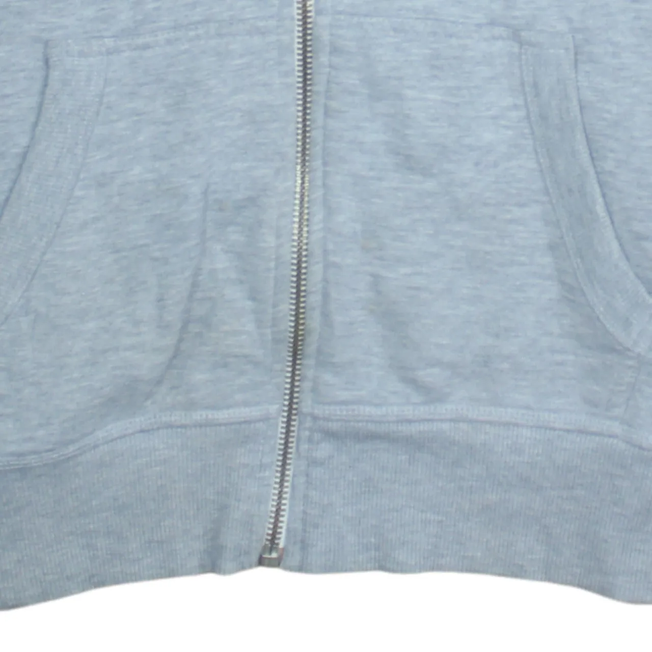 Super Dry 90's Drawstring Pockets Full Zip Up Hoodie Medium Grey sold by Vintage Club product image thumbnail 4
