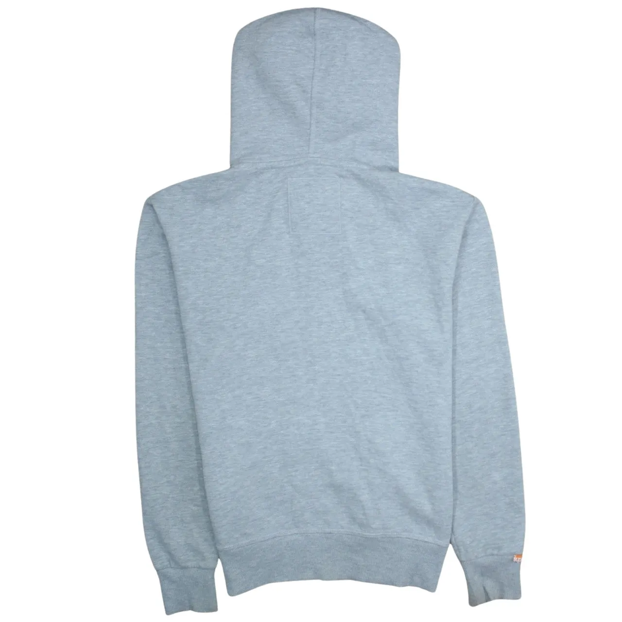 Super Dry 90's Drawstring Pockets Full Zip Up Hoodie Medium Grey sold by Vintage Club product image thumbnail 2