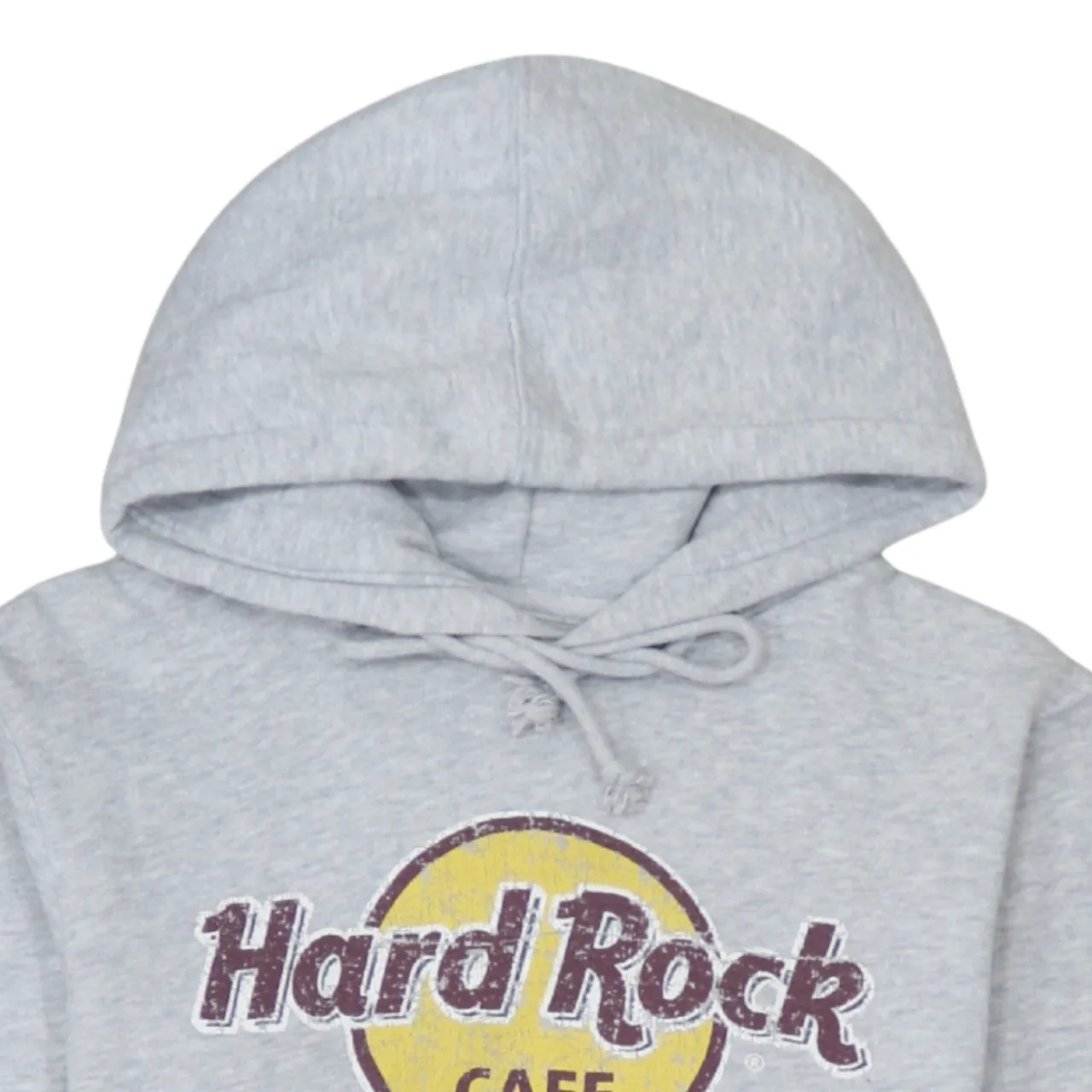 Hard Rock Cafe Grey Hoodie Women's Small Paris Printed Logo Front Pouch Pullover Sweatshirt sold by Vintage Club product image thumbnail 3