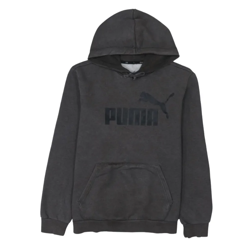 Puma 90's Spellout Pullover Hoodie Small Grey sold by Vintage Club