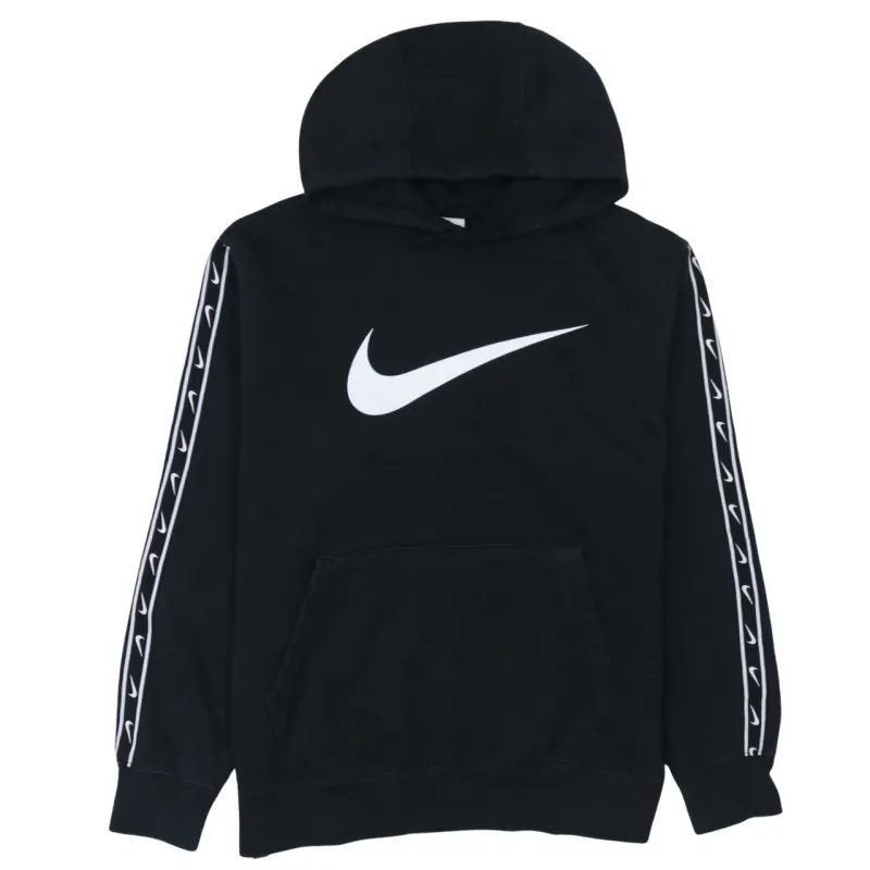 Nike 90's Center Middle Swoosh Pullover Hoodie Medium Black sold by Vintage Club