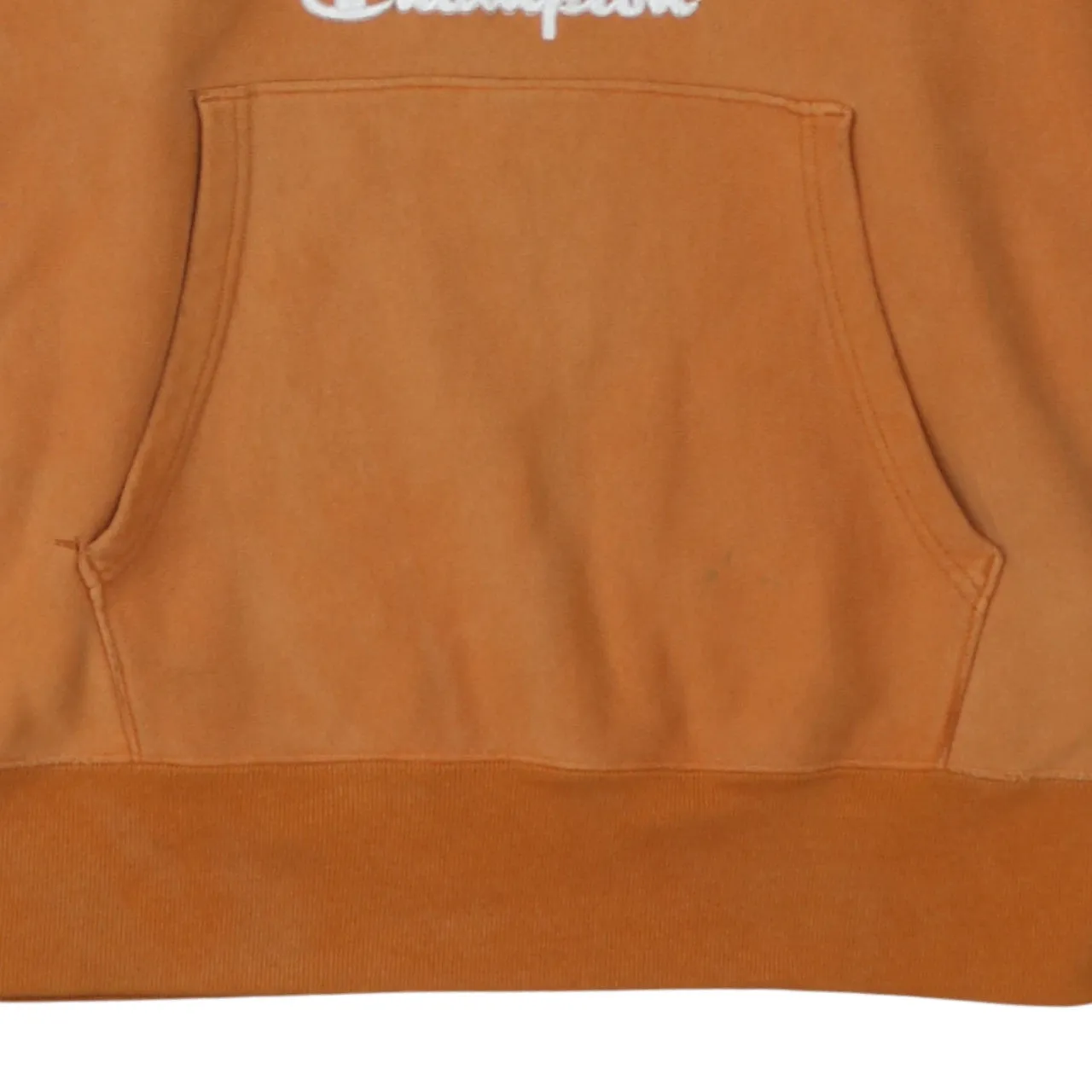 Champion 90's Drawstring Pockets Pullover Hoodie XLarge Orange sold by Vintage Club product image thumbnail 4