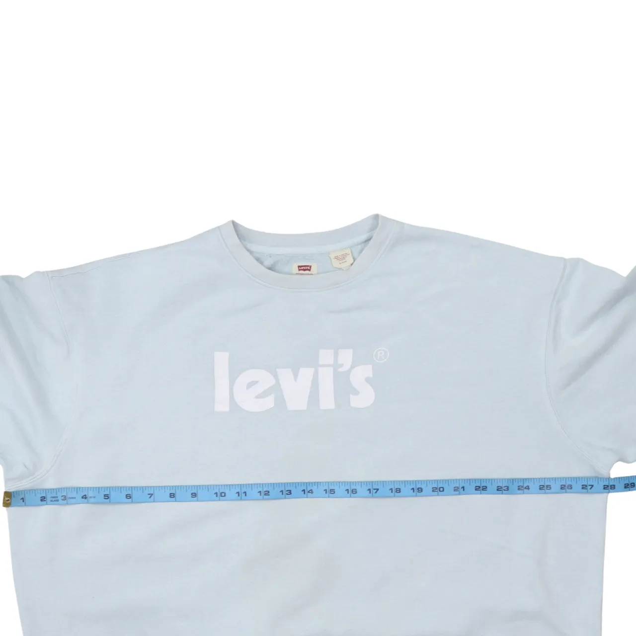 Levi's 90's Spellout Crew Neck Sweatshirt XLarge Blue sold by Vintage Club product image thumbnail 5