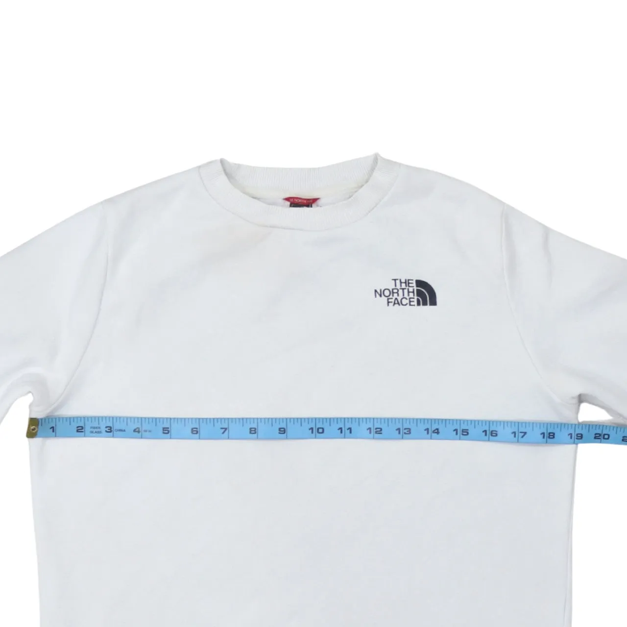 The North Face 90's Lightweight Crew Neck Sweatshirt Small White sold by Vintage Club product image thumbnail 5