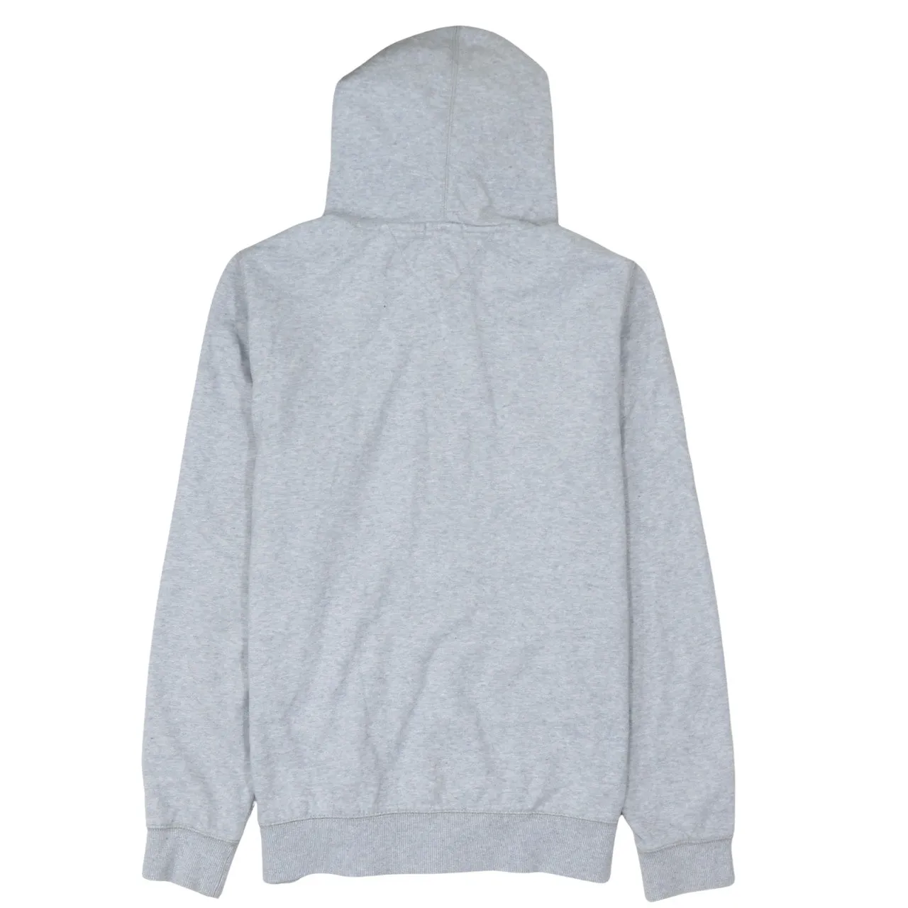 Tommy Hilfiger 90's Drawstring Pockets Full Zip Up Hoodie Large Grey sold by Vintage Club product image thumbnail 2