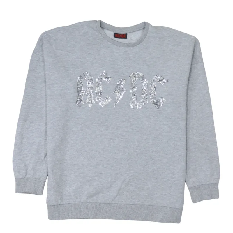 Retro 90's Lightweight Crew Neck Sweatshirt Large Grey sold by Vintage Club