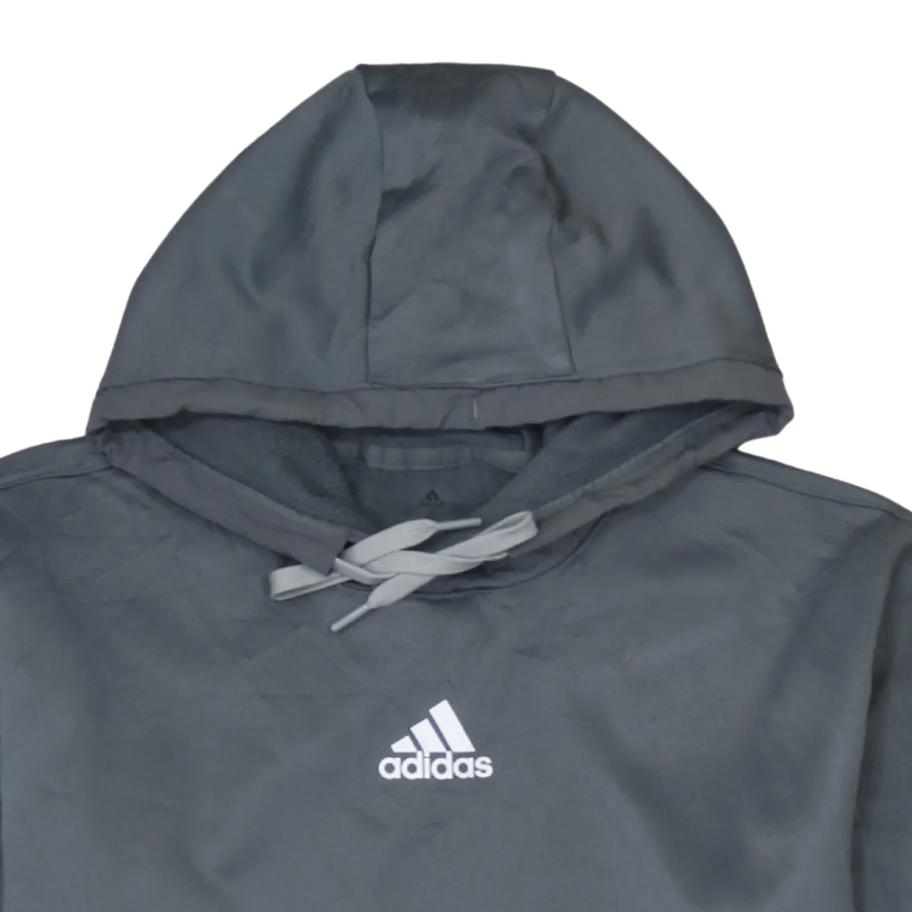 Adidas 90's Lightweight Pullover Hoodie Small Grey sold by Vintage Club product image thumbnail 3