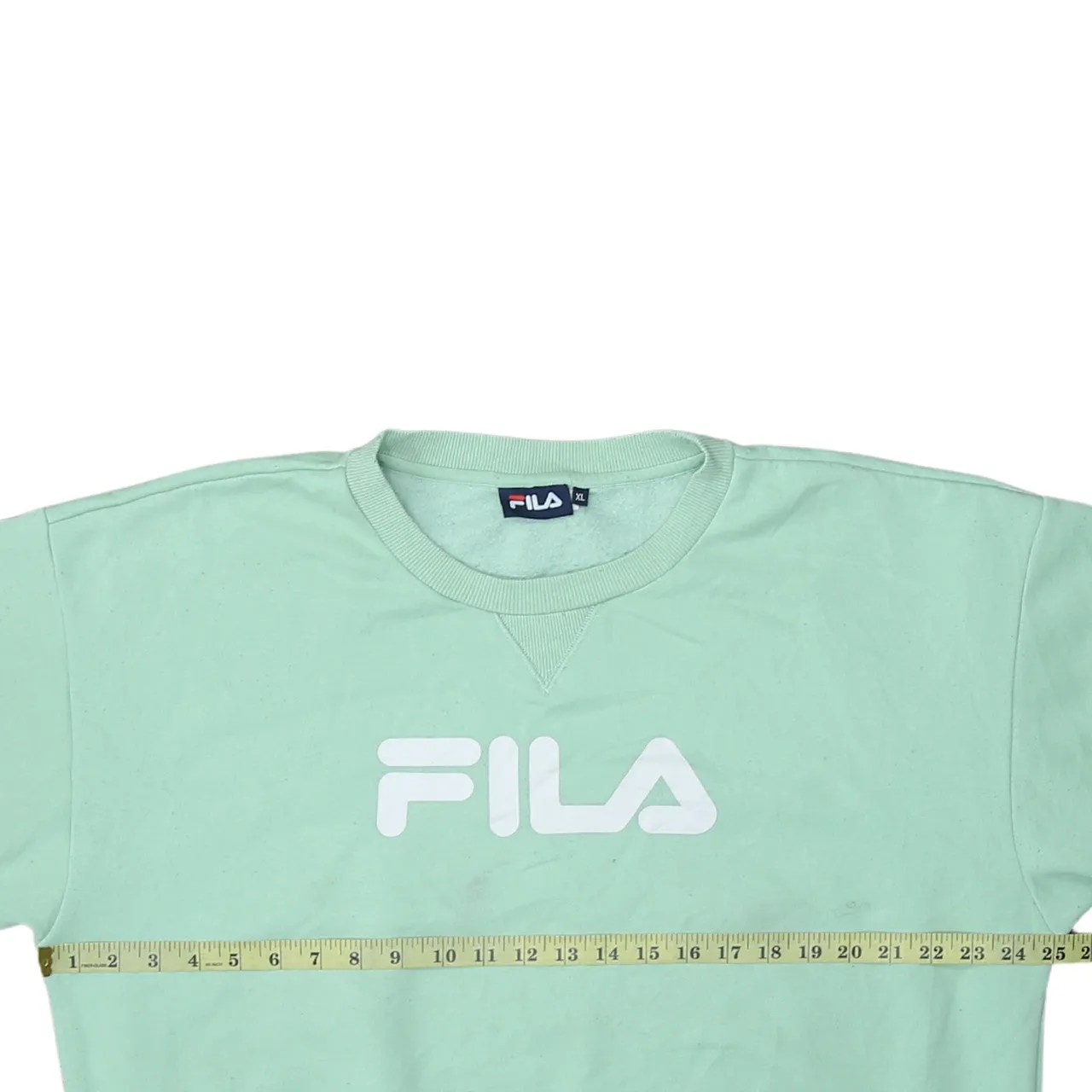 Fila 90's Spellout Crew Neck Sweatshirt XLarge Green sold by Vintage Club product image thumbnail 5