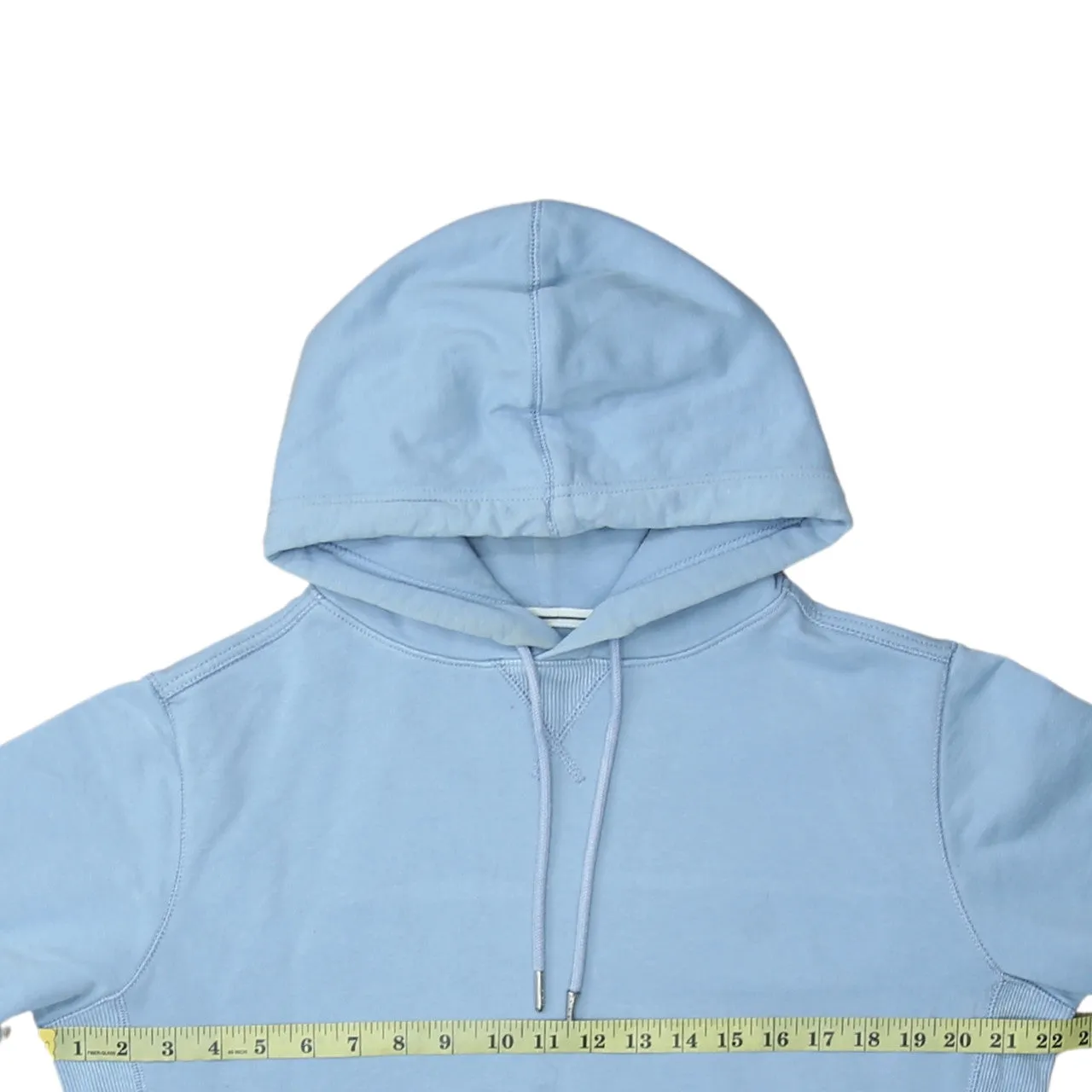 Calvin Klein 90's Plain Pullover Hoodie Medium Blue sold by Vintage Club product image thumbnail 5