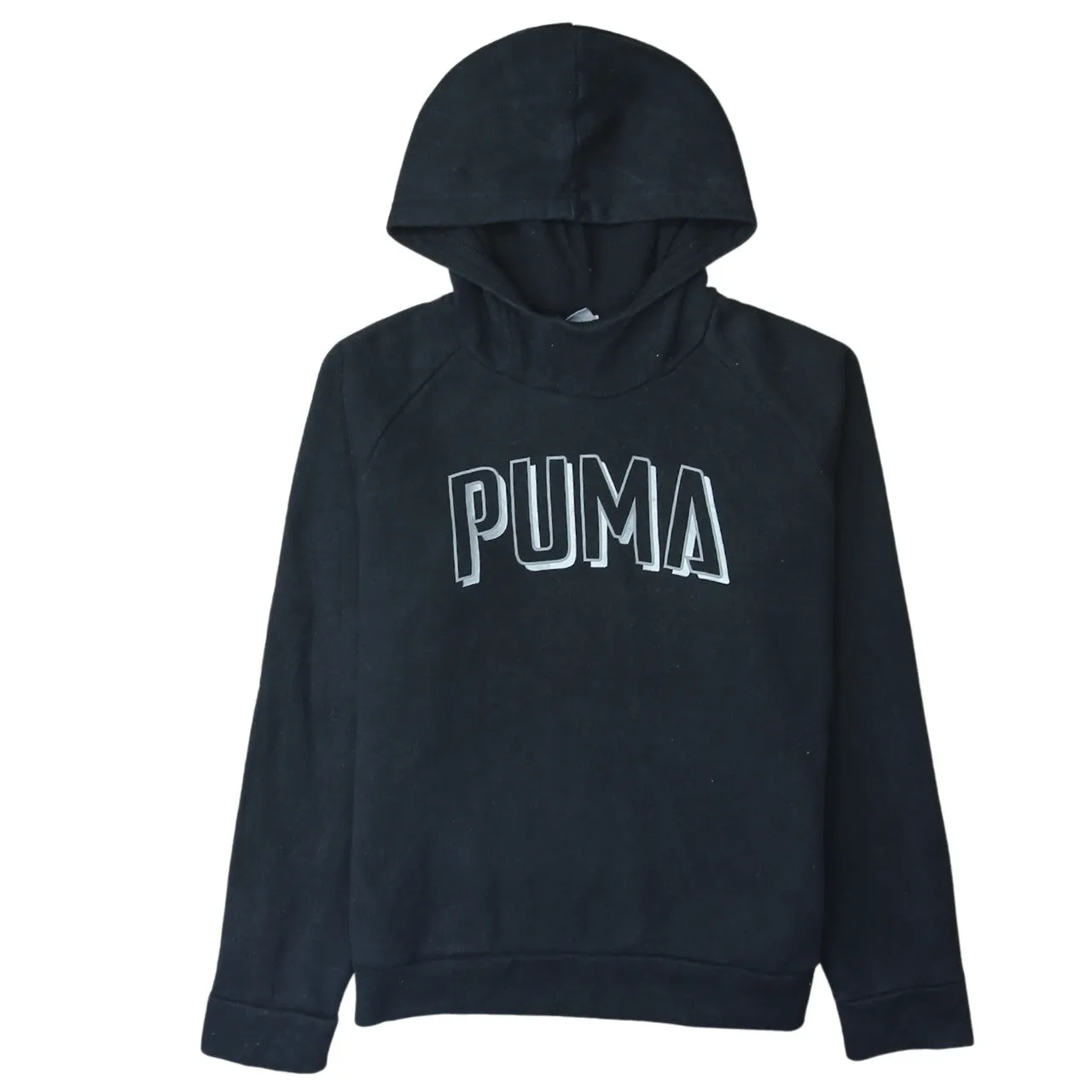 Puma 90's Spellout Pullover Hoodie Medium Black sold by Vintage Club