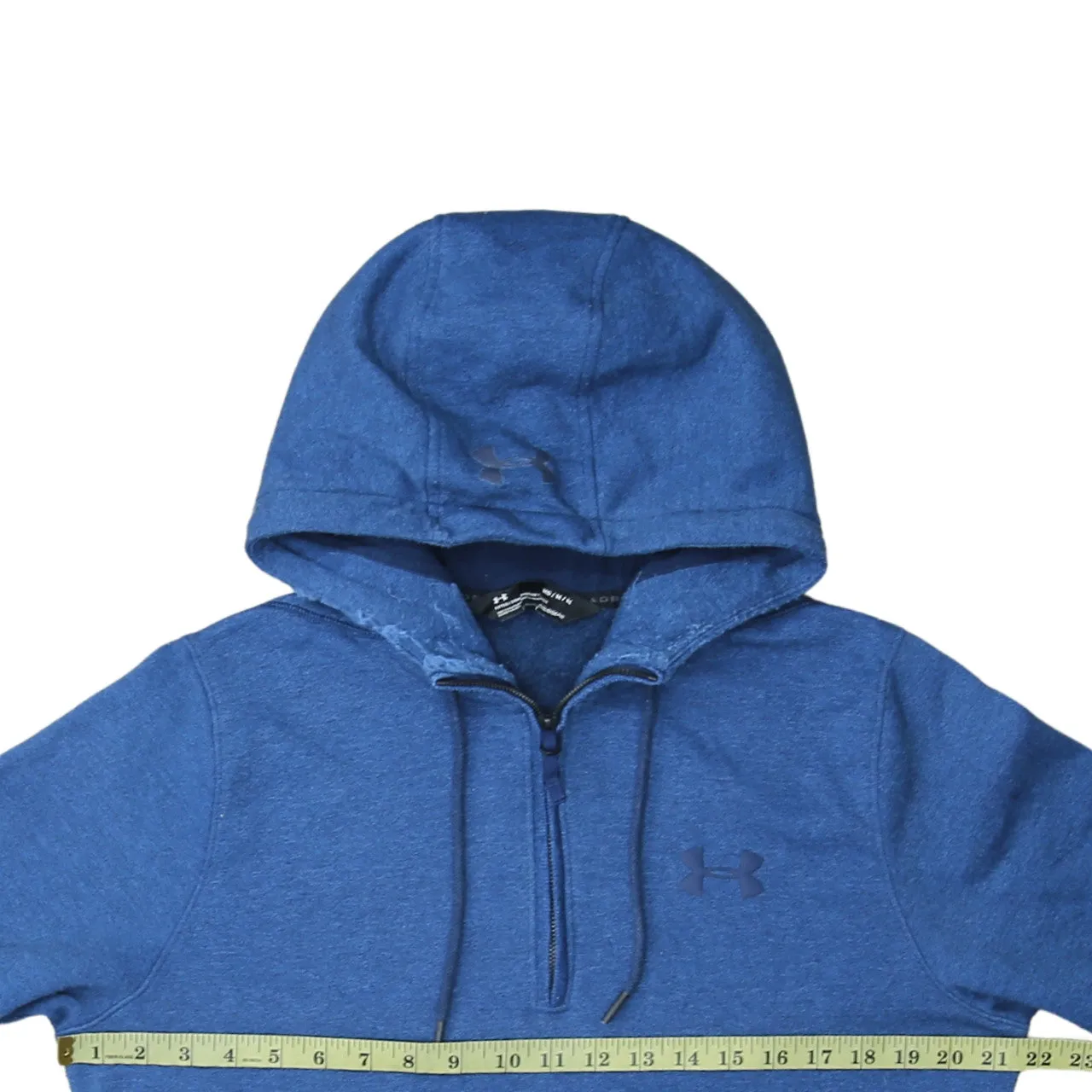 Under Armour 90's Lightweight Quarter Zip Hoodie Medium Blue sold by Vintage Club product image thumbnail 5