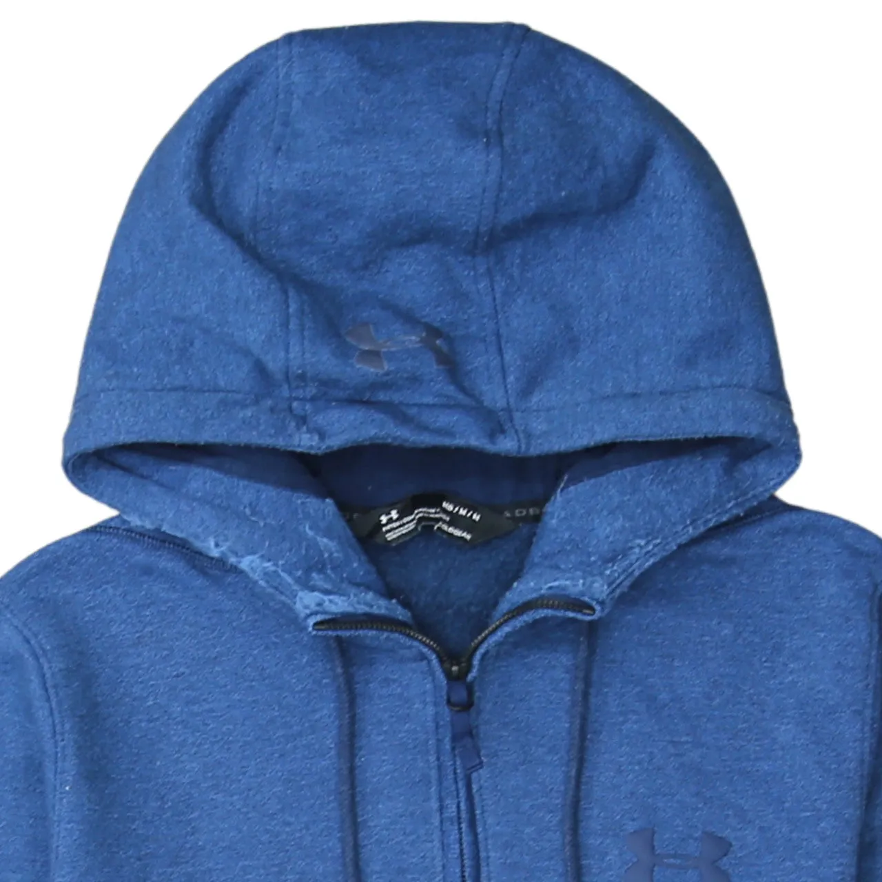 Under Armour 90's Lightweight Quarter Zip Hoodie Medium Blue sold by Vintage Club product image thumbnail 3