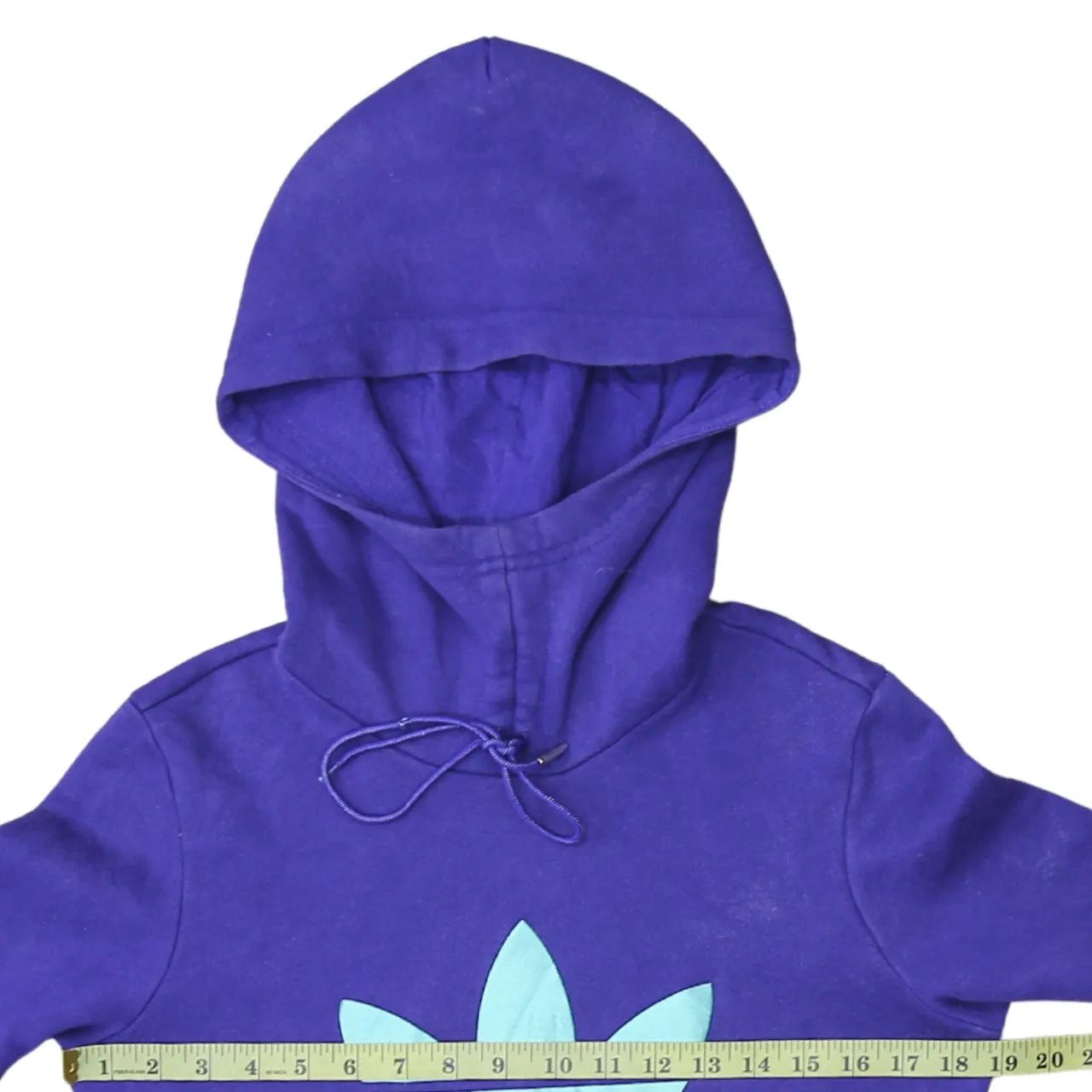 Adidas 90's Spellout Pullover Hoodie XSmall Purple sold by Vintage Club product image thumbnail 5