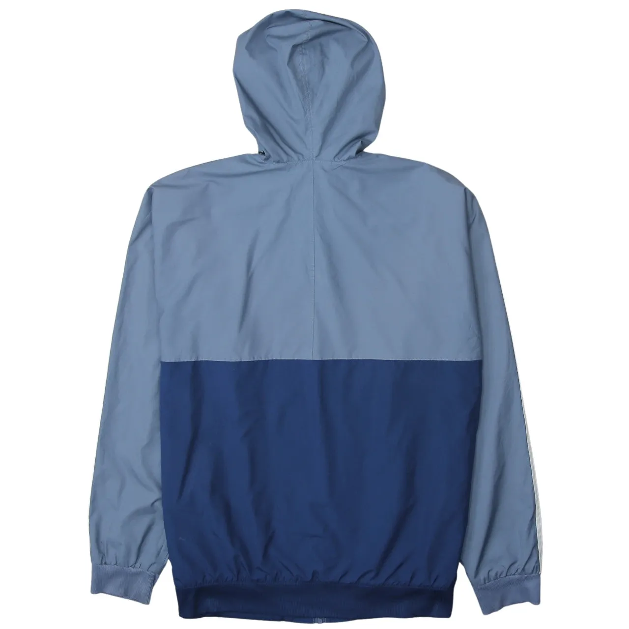 Adidas 90's Striped Sleeve Full Zip Up Windbreaker Large Navy Blue sold by Vintage Club product image thumbnail 2