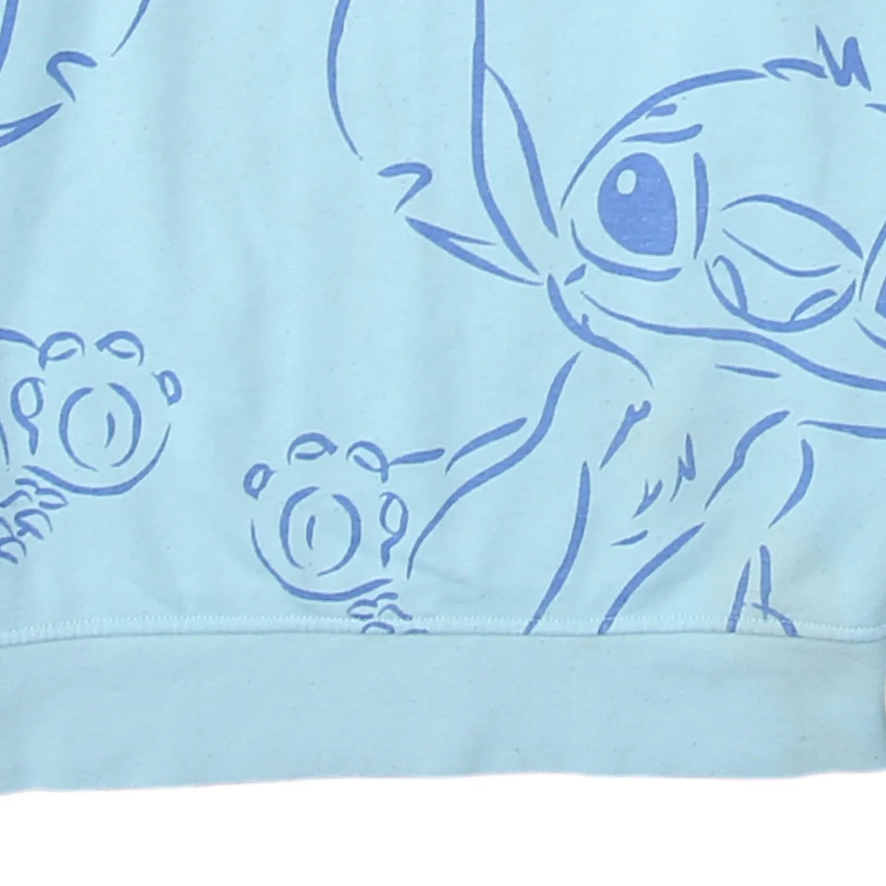 Disney 90's Stitch Crew Neck Sweatshirt XSmall Blue sold by Vintage Club product image thumbnail 4