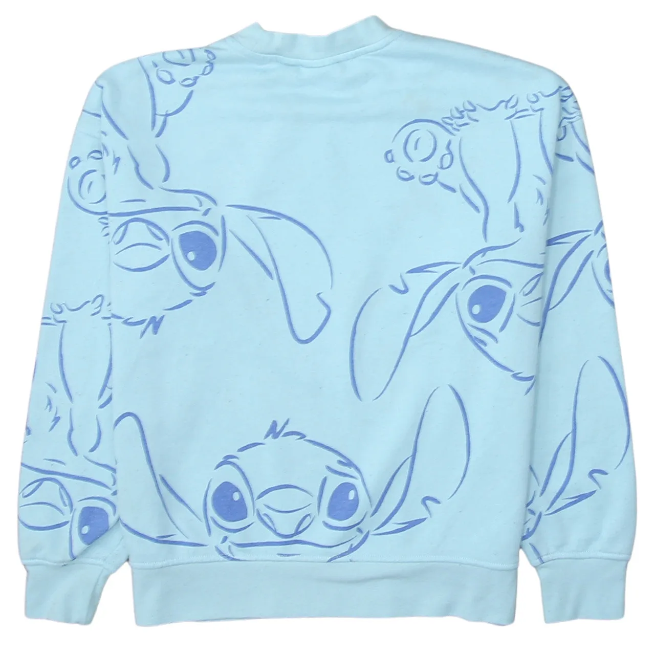 Disney 90's Stitch Crew Neck Sweatshirt XSmall Blue sold by Vintage Club product image thumbnail 2