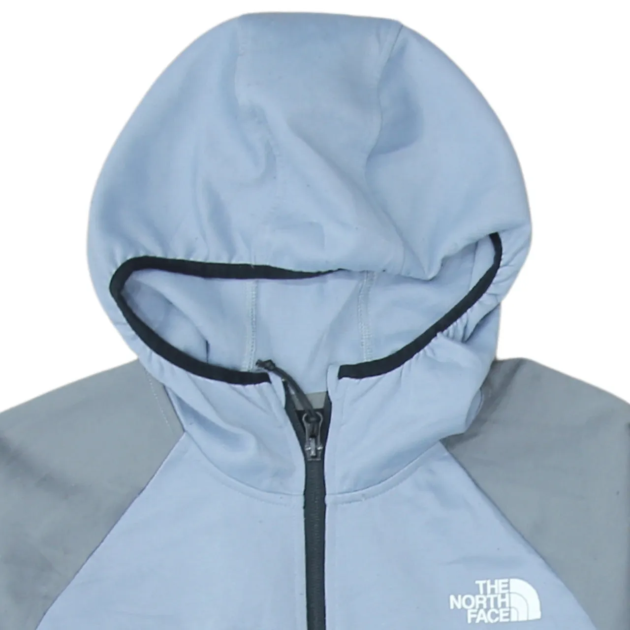 The North Face 90's Lightweight Full Zip Up Hoodie Small Grey sold by Vintage Club product image thumbnail 3