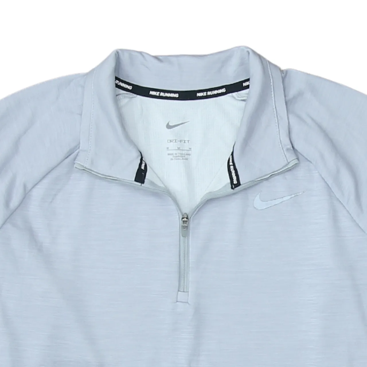 Nike 90's Swoosh Quarter Zip Sweatshirt Medium Grey sold by Vintage Club product image thumbnail 3