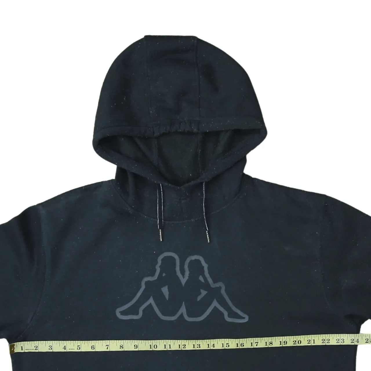 Kappa Black Hoodie Women’s XXLarge Large Logo Front Pocket Pullover Sweatshirt sold by Vintage Club product image thumbnail 5