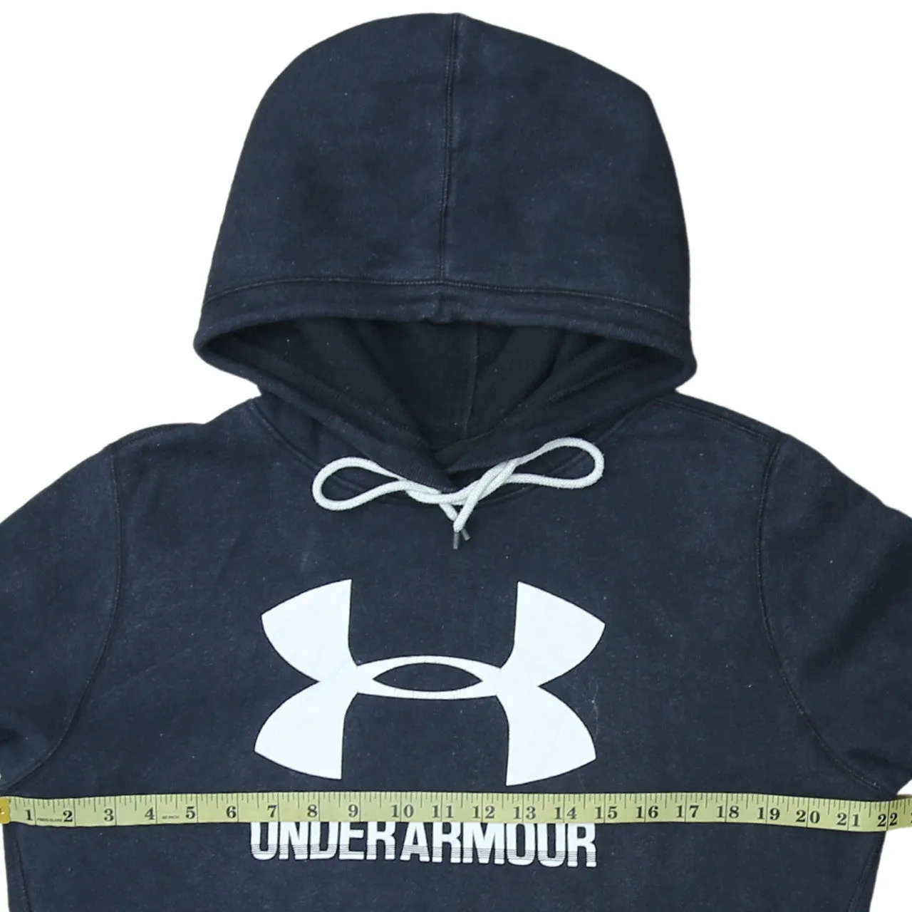 Under Armour 90's Spellout Pullover Hoodie Large Black sold by Vintage Club product image thumbnail 5