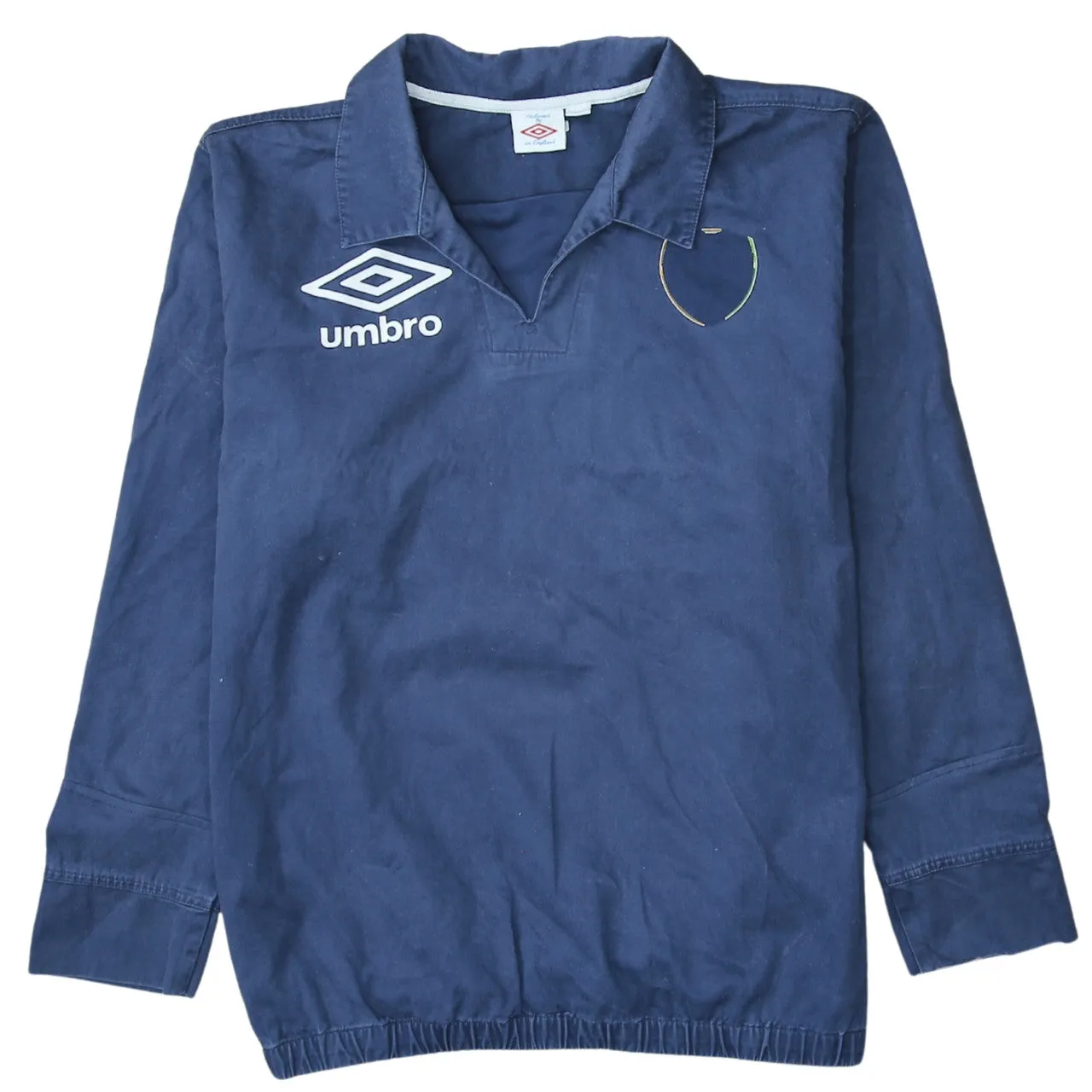 Umbro 90's Lightweight V Neck Sweatshirt XLarge Blue sold by Vintage Club
