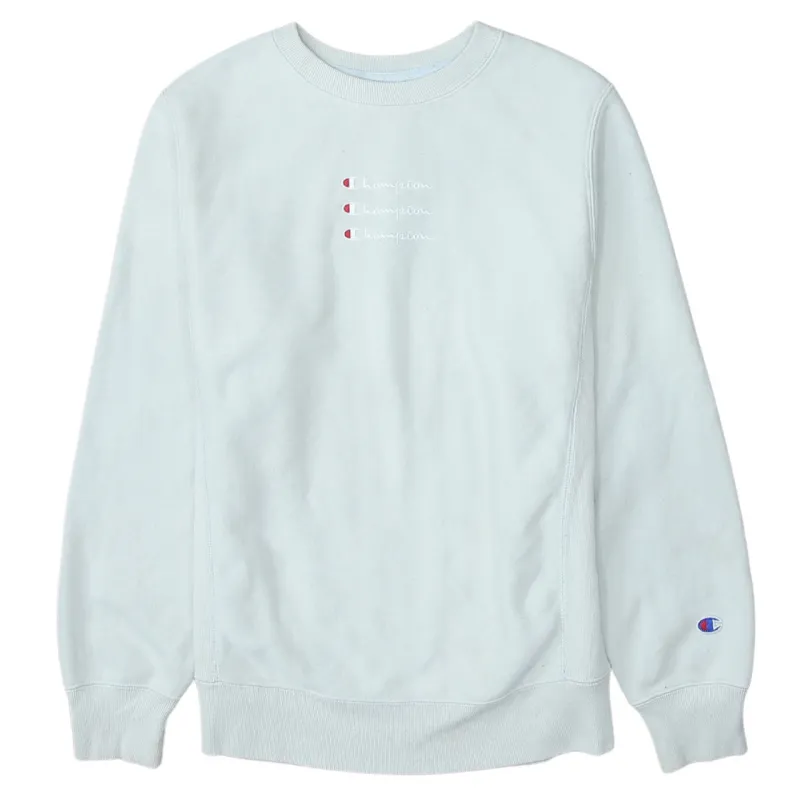 Champion 90's Lightweight Crew Neck Sweatshirt Small Grey sold by Vintage Club