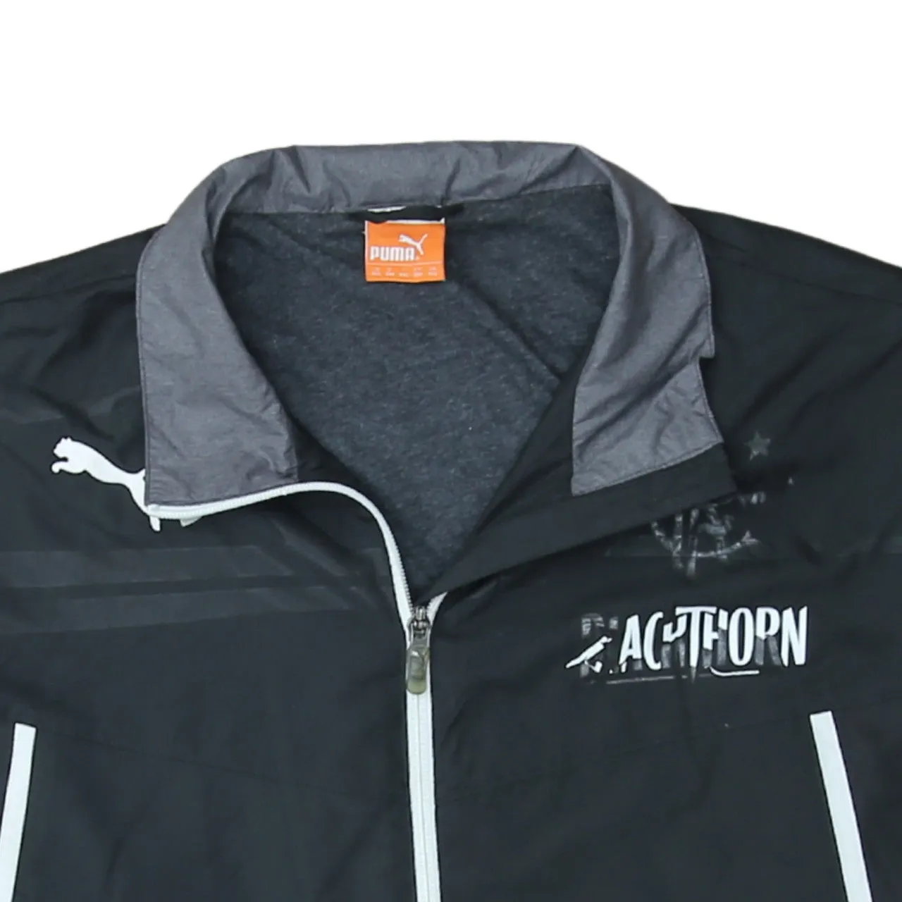 Puma 90's Lightweight Full Zip Up Windbreaker XXLarge (2XL) Black sold by Vintage Club product image thumbnail 3